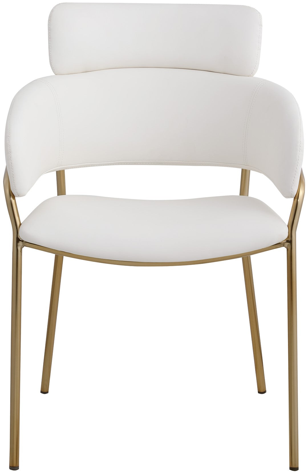 Yara Velvet / Faux Leather Dining Chair - Thumbnail 2