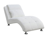 Modern Upholstered Grid Tufted Accent Chaise