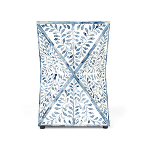 Butler Specialty Anais White and Blue Bone Inlay End Table 5510417