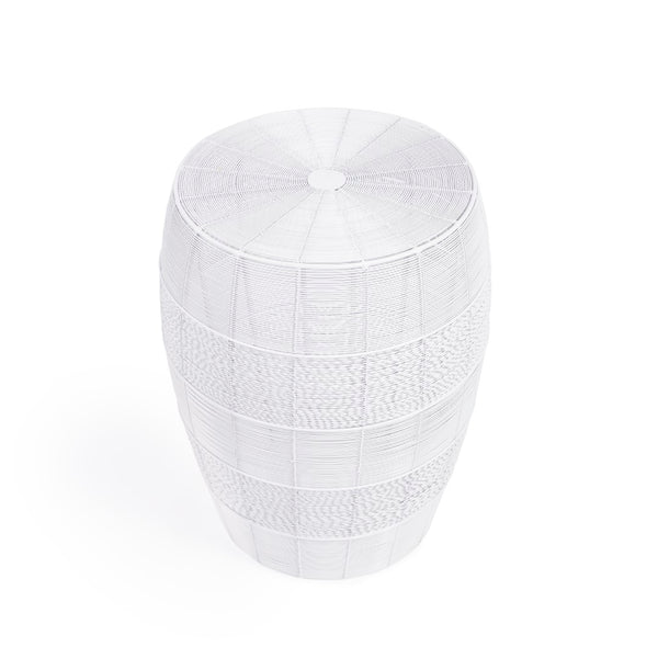 Butler Specialty Bellarose  White Metal End Table 5512288