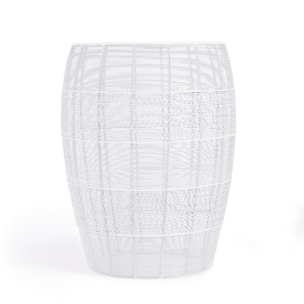 Butler Specialty Bellarose  White Metal End Table 5512288