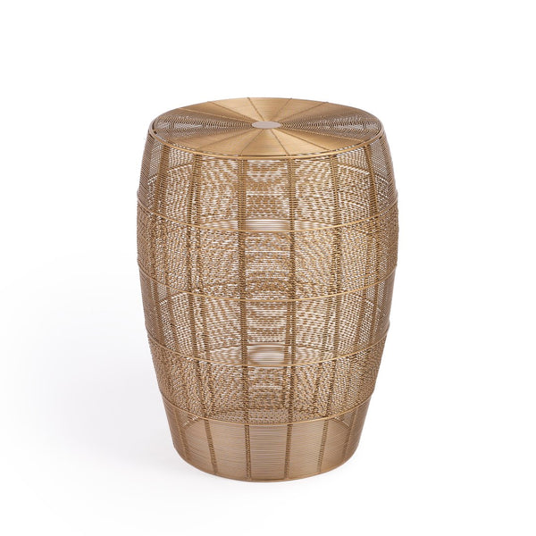 Butler Specialty Bellarose  Gold Metal End Table 5512402