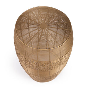 Butler Specialty Bellarose  Gold Metal End Table 5512402