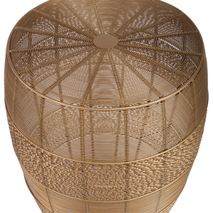 Butler Specialty Bellarose  Gold Metal End Table 5512402