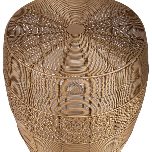 Butler Specialty Bellarose  Gold Metal End Table 5512402