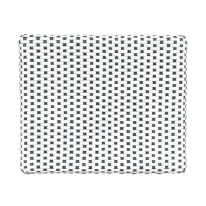 Butler Specialty Robias  24.5" Nevy & White Rectangular Rattan Counter Stool 5513291