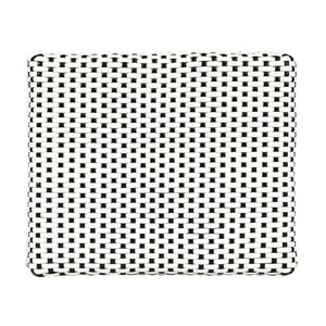 Butler Specialty Robias  24.5" Black & White Rectangular Rattan Counter Stool 5513295