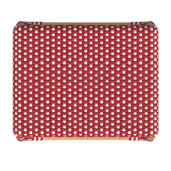 Butler Specialty Tobias 24.5" Rattan Red and White Counter Stool 5513430