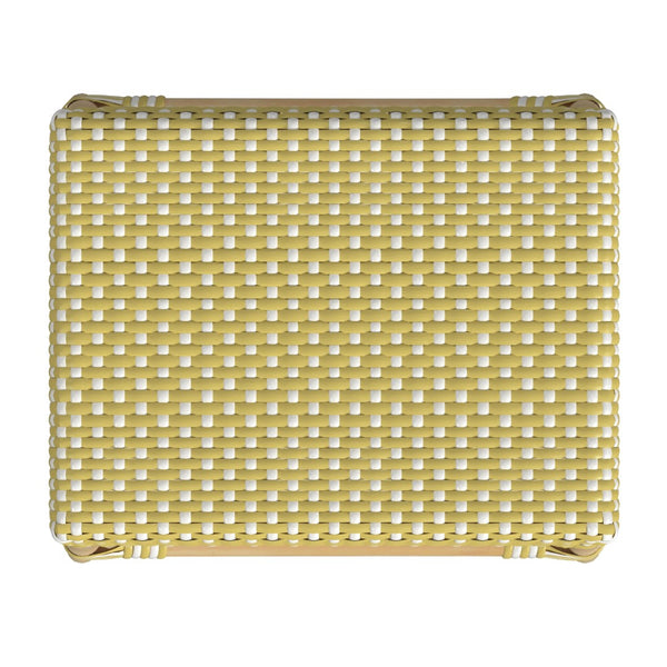 Butler Specialty Tobias 24.5" Rattan Yellow and White Counter Stool 5513431