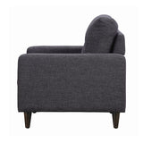 Watsonville Casual Tufted Back Chair Grey