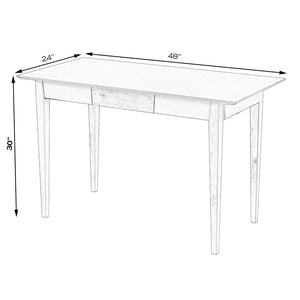Butler Specialty Caelynn 48" Natural Wood Shaker Writing Desk 5520312