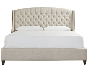 Universal Furniture Curated Halston King Bed in Belgian Linen 552260B-UNIVERSAL