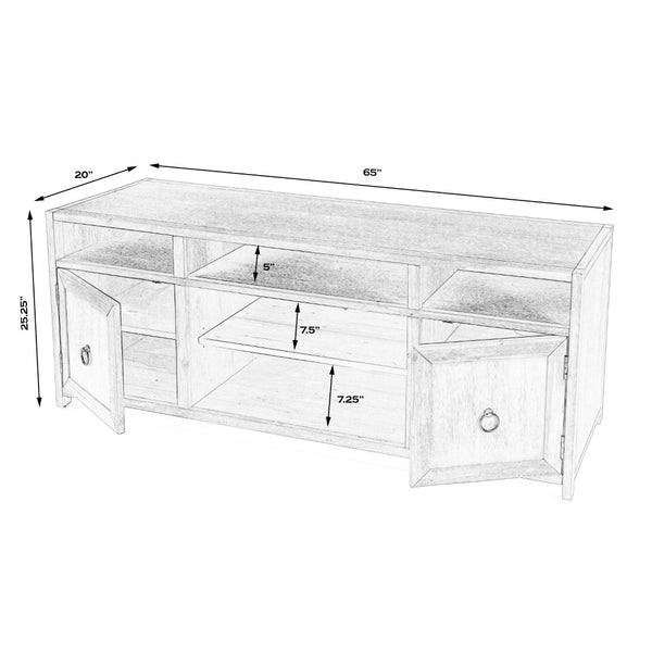 Butler Specialty Lark Natural Wood TV Stand 5524312