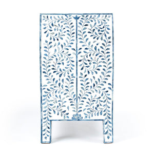 Butler Specialty Trubadur Blue and White Bone Inlay 3 Drawer Chest 5531417