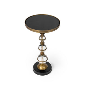 Butler Specialty Forella Granite & Acrylic Pedestal End Table 5533140