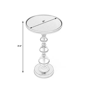 Butler Specialty Forella Granite & Acrylic Pedestal End Table 5533140