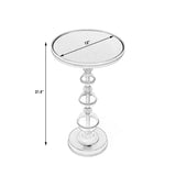 Butler Specialty Forella Granite & Acrylic Pedestal End Table 5533140