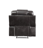 Braylon Contemporary Recliner (Motion) Magnetite PU (PU Tucson Magnetite) Brian conf. 55412-ACME