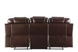 Braylon Contemporary Sofa (Motion) Brown PU (Tucson Brown) Brian conf. 55415-ACME