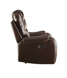 Braylon Contemporary Recliner (Motion) Brown PU (Tucson Brown) Brian conf. 55417-ACME