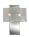 2-Light Brushed Nickel Turin Sconce