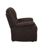 Madden Contemporary Glider Recliner Brown Chenille (Chenille SP0772A-21 -- PI# SP0772A-79) 55447-ACME