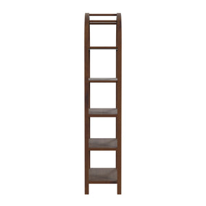 Butler Specialty Aila Arched 5 Tier Etagere XRT  MDF,  Walnut Veneer,Rubberwood 5545188-BUTLER