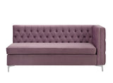 Rhett Transitional Sectional Sofa Purple Velvet (Purple MJ11-32) 55500-ACME