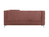 Rhett Transitional Sectional Sofa Coral Velvet (Pink FR88-9) color from qte 55505-ACME