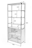 Butler Specialty Hans 35.25" W x 84.25"H Etagere Bookcase with Doors 5554419