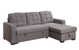 Chambord Contemporary Reversible Sleeper Sectional Sofa with Storage