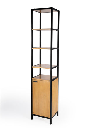 Butler Specialty Hans Narrow Wood and Iron 84" Etagere Bookcase 5556419