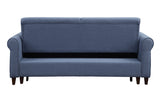 Nichelle Contemporary Sleeper Sofa Blue Fabric(#YRM-14) 55565-ACME