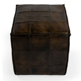 Butler Specialty Leon Dark Brown Leather Ottoman 5561117