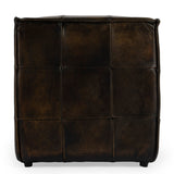 Butler Specialty Leon Dark Brown Leather Ottoman 5561117