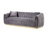 Elchanon Contemporary Sofa with 2 Pillows