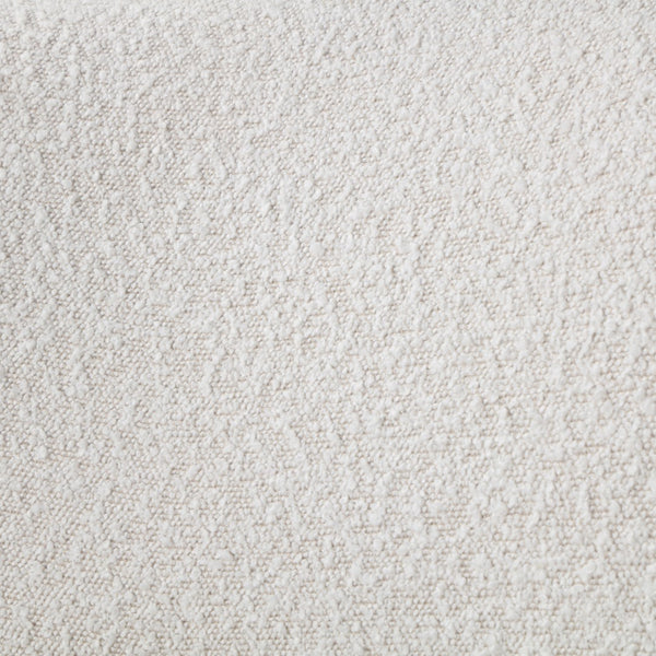 Calais Boucle Fabric / Oak Veneer / Plywood / Foam Contemporary Cream Boucle Fabric Accent Chair - 33.5" W x 31" D x 31.5" H