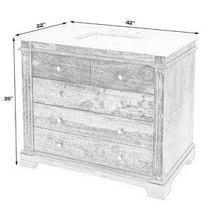 Butler Specialty Rochelle 42" Single Bathroom Vanity Set 5571415