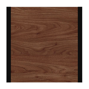 Butler Specialty Drake One Drawer File Cabinet with Storage XRT Brown Mdf veneer Walnut+steel 5577421-BUTLER