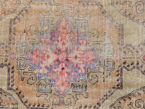 Pasargad Vintage Oushak Collection Coral Lamb's Wool Area Rug 55795-PASARGAD