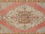 Pasargad Vintage Sivas Collection Salmon Wool Area Rug 55796-PASARGAD