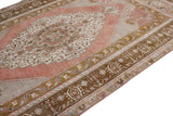 Pasargad Vintage Sivas Collection Salmon Wool Area Rug 55796-PASARGAD