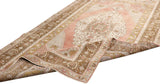 Pasargad Vintage Sivas Collection Salmon Wool Area Rug 55796-PASARGAD