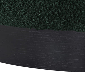 Calais Boucle Fabric / Oak Veneer / Plywood / Foam Contemporary Green Boucle Fabric Accent Chair - 33.5" W x 31" D x 31.5" H