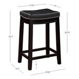 CLARIDGE BLACK COUNTER STOOL