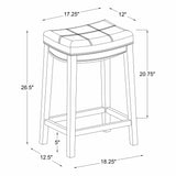 CLARIDGE BLACK COUNTER STOOL