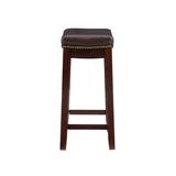 CLARIDGE  BROWN  COUNTER STOOL 