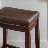 CLARIDGE  BROWN  COUNTER STOOL 