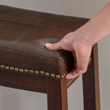 CLARIDGE  BROWN  COUNTER STOOL 