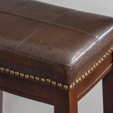 CLARIDGE  BROWN  COUNTER STOOL 